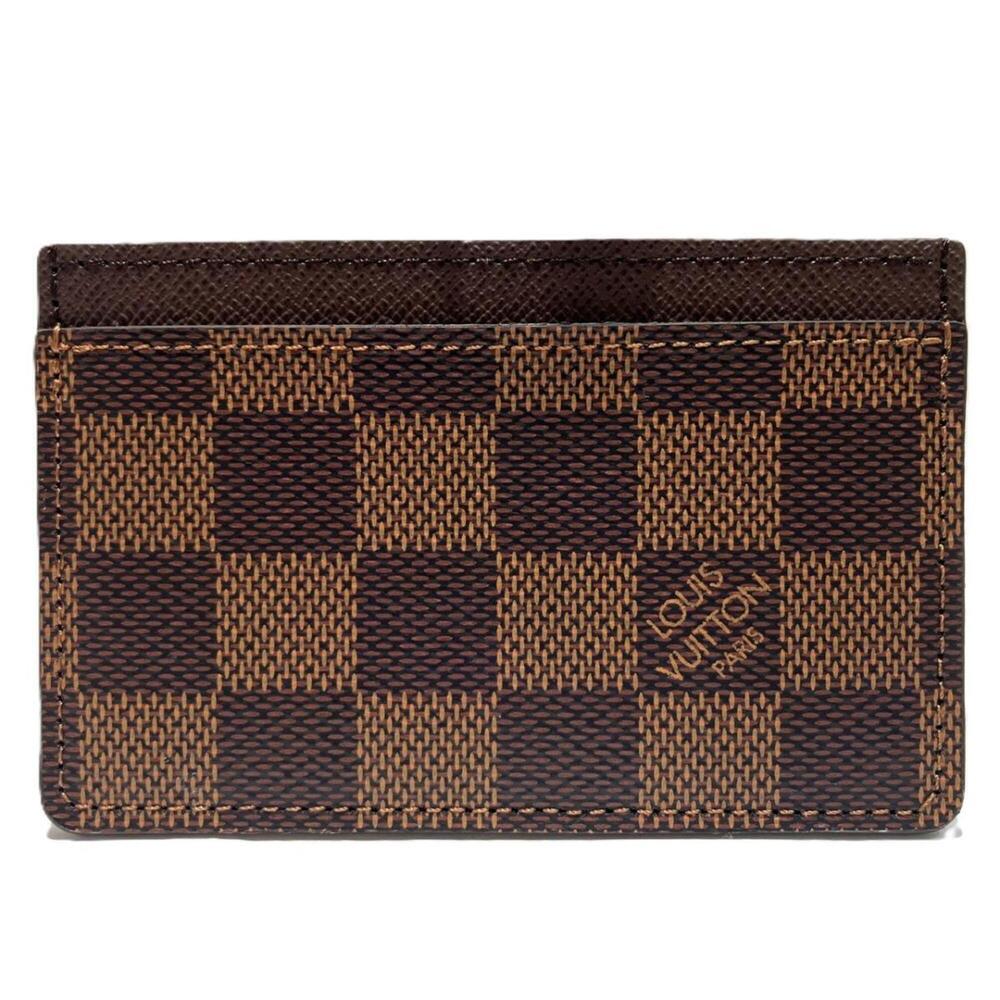 Louis Vuitton Porte Cartes Simple Business Card Holder/Card Case, Damier, M61722